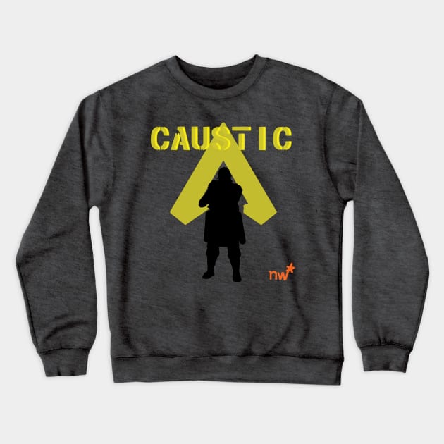 Caustic Crewneck Sweatshirt by nenedasher